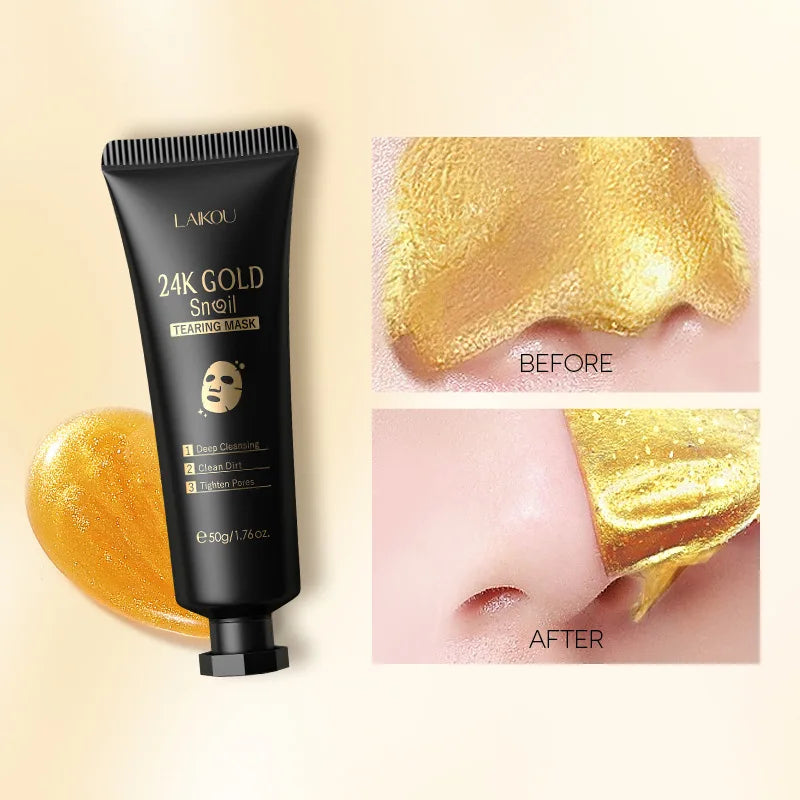 Gold  Face Mask